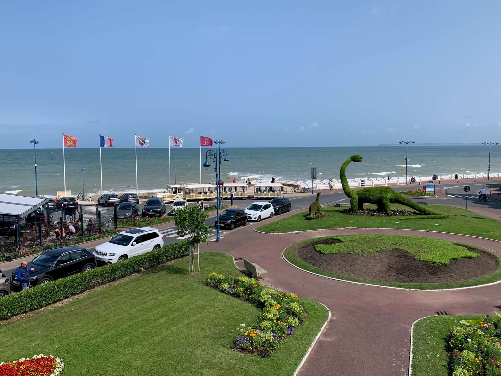 Vue panoramique de Villers-sur-Mer depuis le petit train